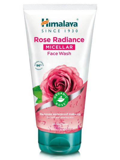 Himalaya Rozświetlający micelarny żel do mycia twarzy z organiczną różą 150ml