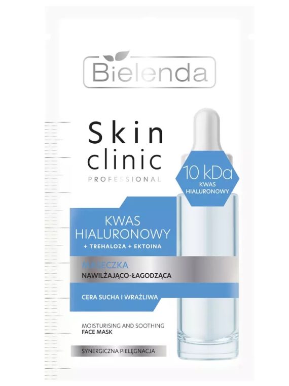Bielenda Skin Clinic Professional Kwas Hialuronowy maseczka nawilżająco-łagodząca 8g