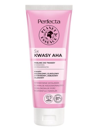 Perfecta Planet Essence kwasowa dermabrazja peeling do twarzy 5x Kwasy AHA 75ml
