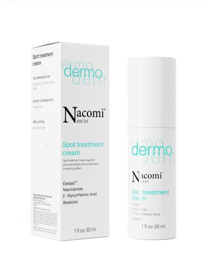 Nacomi Next Level Dermo punktowy krem przeciwdziałający niedoskonałościom 30ml