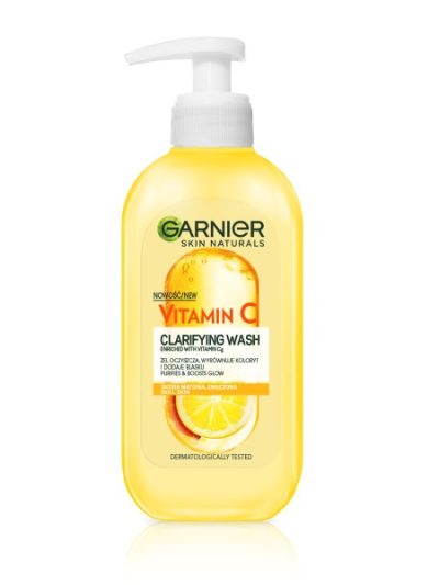 Garnier Skin Naturals Vitamin C żel oczyszczający z witaminą C i ekstraktem z cytryny 200ml