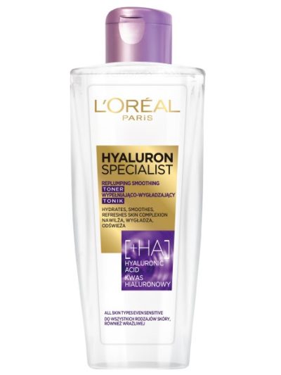 L'Oreal Paris Hyaluron Specialist wypełniająco-wygładzający tonik do twarzy 200ml