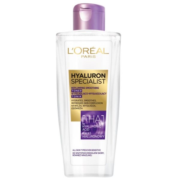L'Oreal Paris Hyaluron Specialist wypełniająco-wygładzający tonik do twarzy 200ml