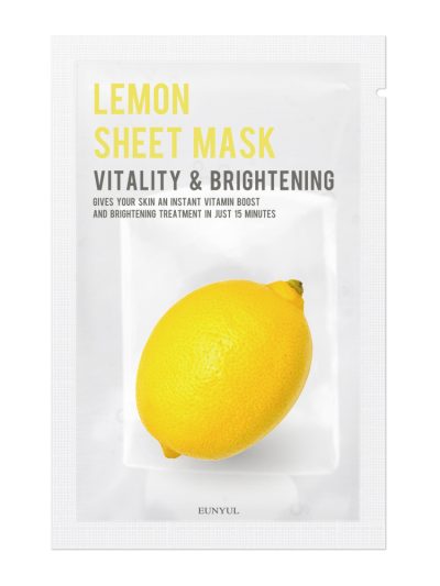 EUNYUL Lemon Sheet Mask rozjaśniająca maseczka w płachcie z cytryną 22ml