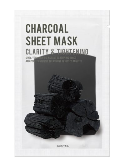 EUNYUL Charcoal Sheet Mask oczyszczająca maseczka w płachcie z węglem 22ml