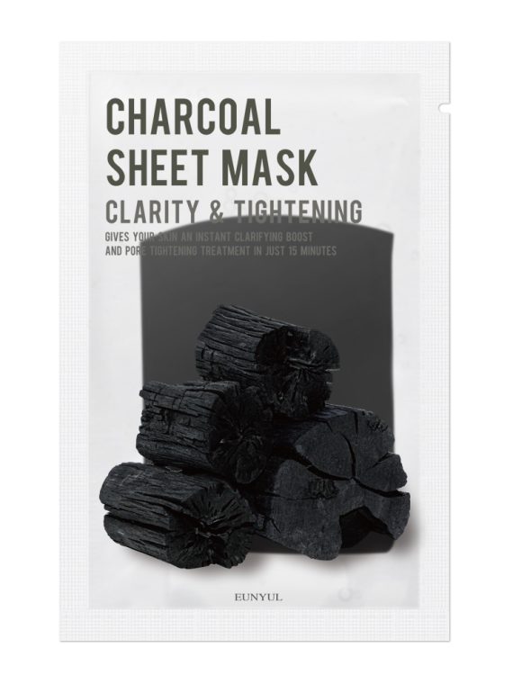 EUNYUL Charcoal Sheet Mask oczyszczająca maseczka w płachcie z węglem 22ml