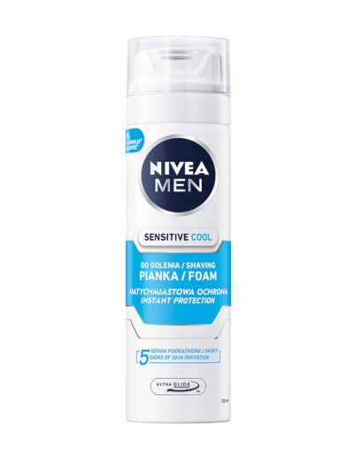 Nivea Men Sensitive Cool chłodząca pianka do golenia 200ml
