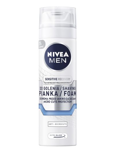 Nivea Men Sensitive Recovery regenerująca pianka do golenia 200ml