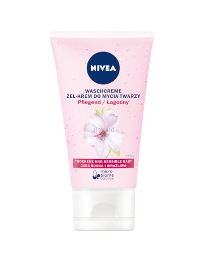 Nivea Żel-krem do mycia twarzy cera sucha i wrażliwa 150ml