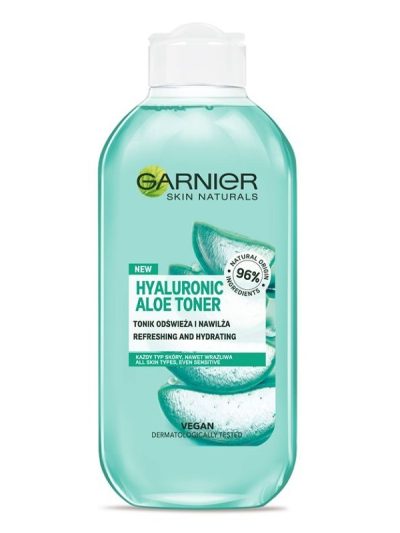 Garnier Hyaluronic Aloe Toner tonik nawilżający do każdego typu skóry 200ml