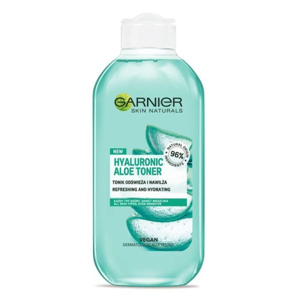 Garnier Hyaluronic Aloe Toner tonik nawilżający do każdego typu skóry 200ml