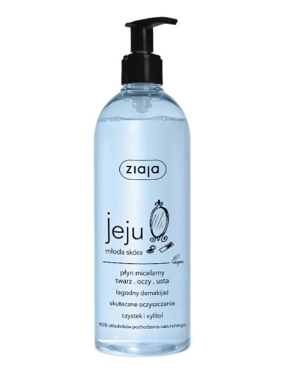Ziaja Jeju płyn micelarny do demakijażu twarzy oczu i ust 390ml