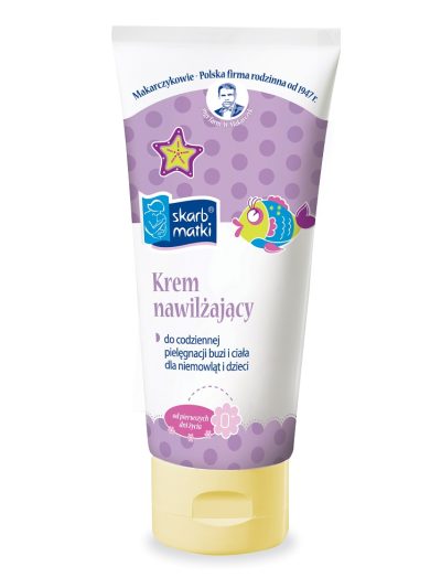 Skarb Matki Krem nawilżający do codziennej pielęgnacji buzi i ciała dla niemowląt i dzieci 75ml