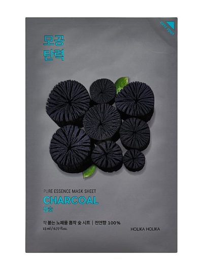 HOLIKA HOLIKA Pure Essence Mask Sheet Charcoal oczyszczająca maseczka z ekstraktem z węgla 23ml