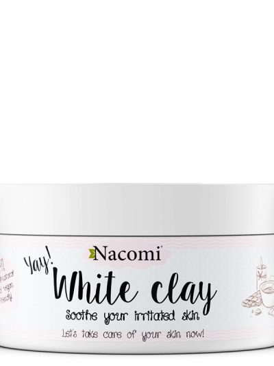 Nacomi White Clay biała glinka nawilżająco-łagodząca 50g