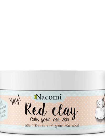 Nacomi Red Clay czerwona glinka rozjaśniająca 100g