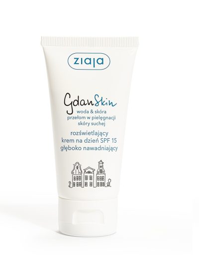 Ziaja GdanSkin rozświetlający krem na dzień głęboko nawadniający SPF15 50ml