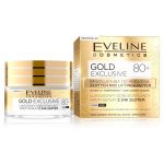 Eveline Cosmetics Gold Exclusive 80+ luksusowy odbudowujący krem-serum z 24k złotem 50ml