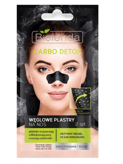 Bielenda Carbo Detox węglowe plastry na nos 2szt