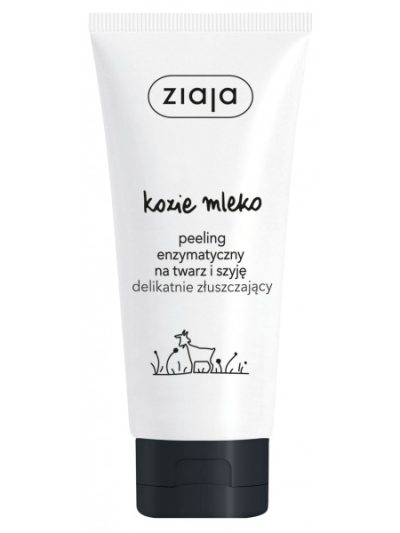 Ziaja Kozie Mleko peeling enzymatyczny na twarz i szyję delikatnie złuszczający 75ml
