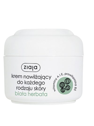 Ziaja Krem nawilżający do każdego rodzaju skóry Biała Herbata 50ml