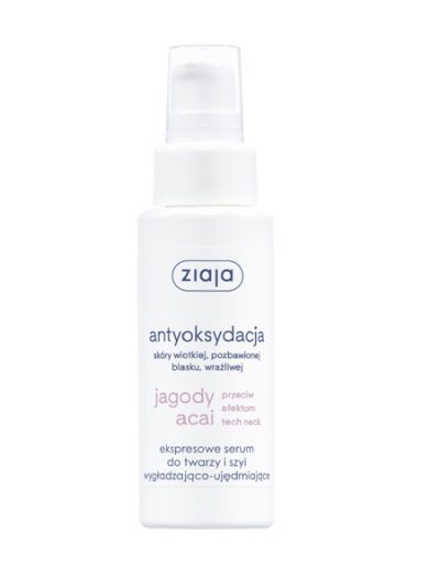 Ziaja Jagody Acai antyoksydacja serum do twarzy i szyi wygładzająco-ujędrniające 50ml