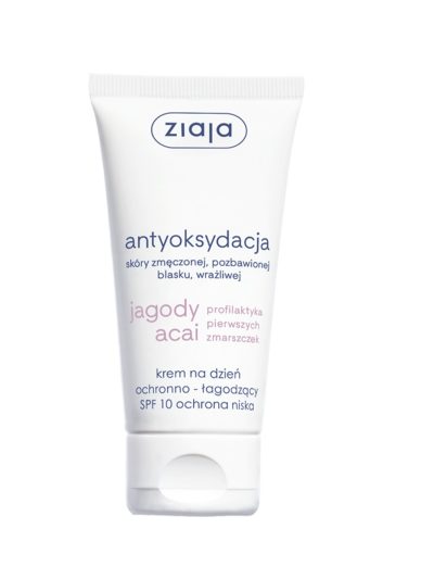 Ziaja Jagody Acai krem na dzień ochronno-łagodzący SPF10 50ml