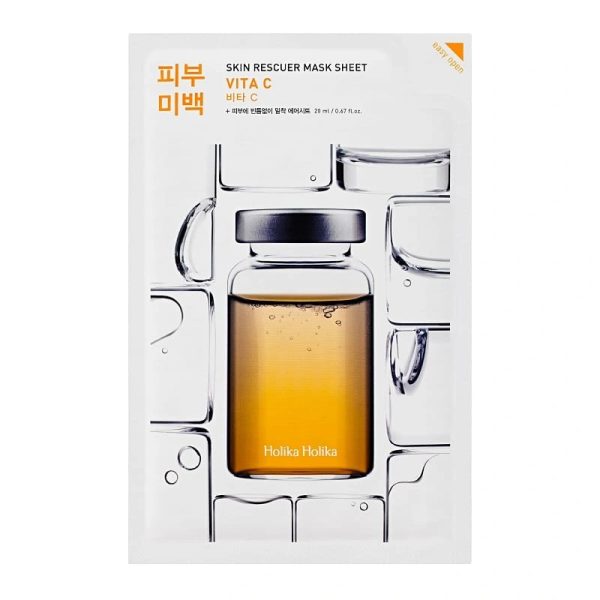 HOLIKA HOLIKA Skin Rescuer Mask Sheet Vita C rozjaśniająca maska w płachcie z witaminą C