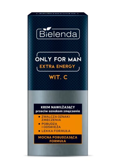 Bielenda Only For Man Extra Energy nawilżający krem przeciw oznakom zmęczenia 50ml