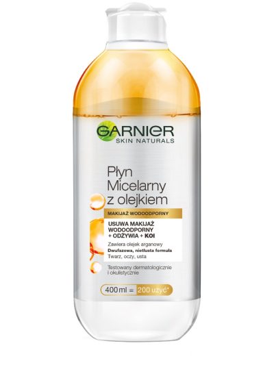 Garnier Skin Naturals płyn micelarny z olejkiem 400ml