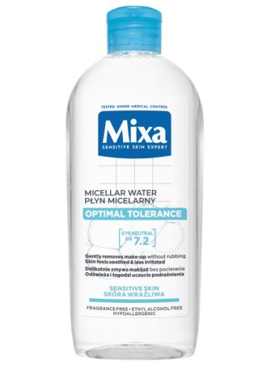MIXA Optymalna Tolerancja płyn micelarny do skóry wrażliwej 400ml