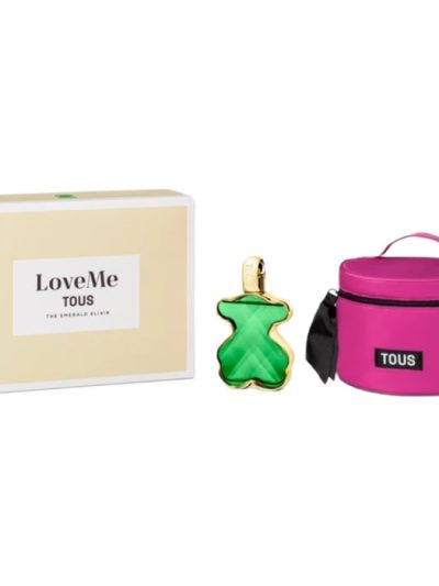 Tous LoveMe The Emerald Elixir zestaw perfumy 90ml + kosmetyczka