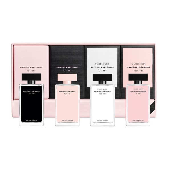 Narciso Rodriguez For Her Exclusive Collector zestaw miniatur zapachów 4x7.5ml