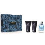 Versace Pour Homme zestaw woda toaletowa 50ml + żel pod prysznic 50ml + balsam po goleniu 50ml