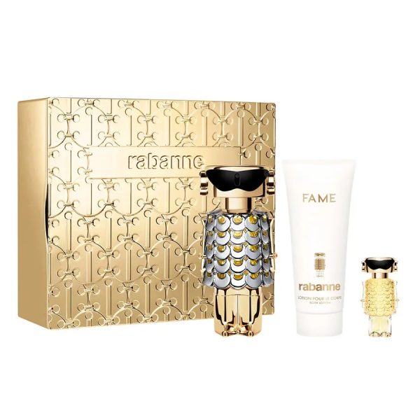 Paco Rabanne Fame zestaw woda perfumowana 80ml + balsam do ciała 100ml + miniatura wody perfumowanej 4ml