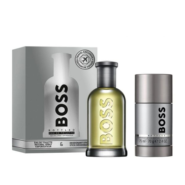 Hugo Boss Bottled zestaw woda toaletowa 100ml + dezodorant sztyft 75ml