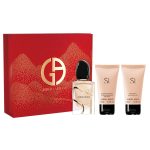 Giorgio Armani Si zestaw woda perfumowana 50ml + balsam do ciała 50ml + żel pod prysznic 50ml