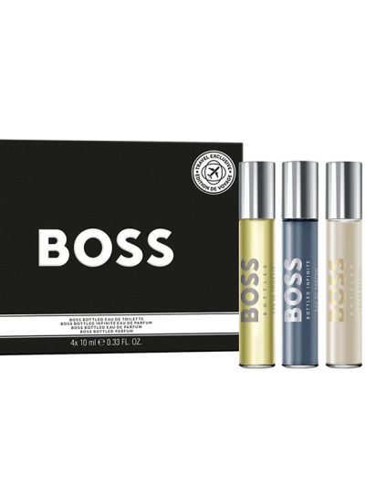 Hugo Boss Travel Exclusive zestaw miniaturek perfum dla mężczyzn 4x10ml