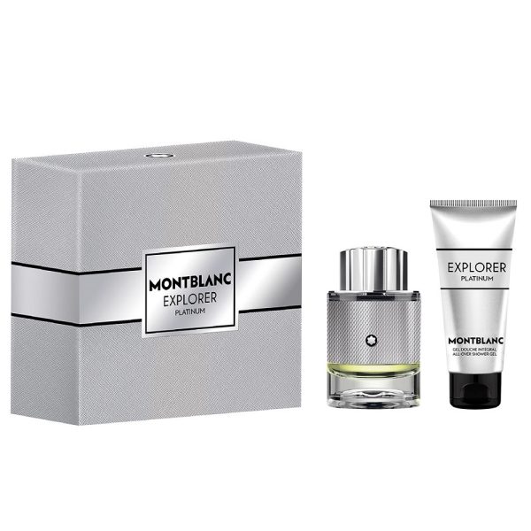 Mont Blanc Explorer Platinum zestaw woda perfumowana 60ml + żel pod prysznic 100ml