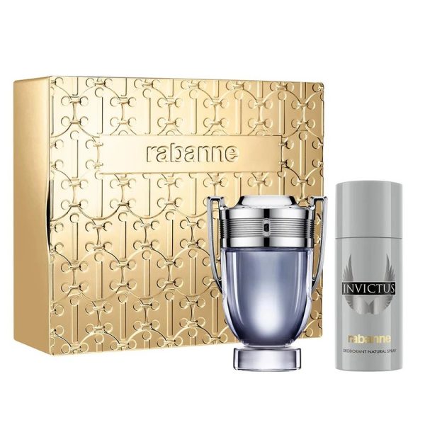 Paco Rabanne Invictus zestaw woda toaletowa 100ml + dezodorant 150ml