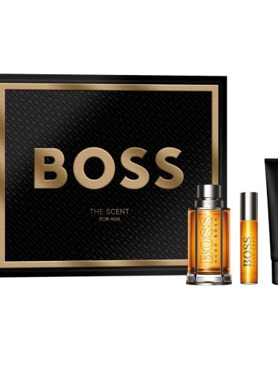 Hugo Boss Boss The Scent For Man zestaw woda toaletowa 100ml + woda toaletowa 10ml + żel pod prysznic 100ml