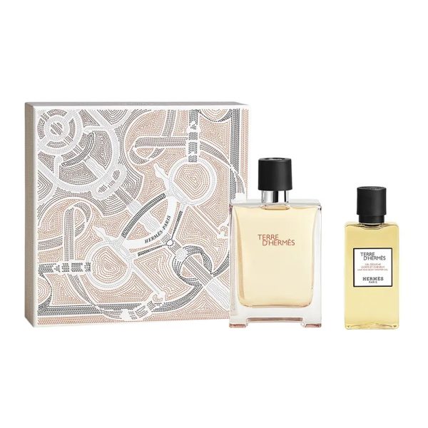 Terre D'Hermes zestaw woda toaletowa 100ml + żel pod prysznic 80ml