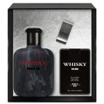 Evaflor Whisky Black Op zestaw woda toaletowa 100ml + woda toaletowa 20ml + klips na banknoty