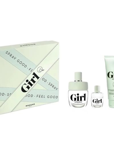 Rochas Girl zestaw woda toaletowa 100ml + miniatura wody toaletowej 4.5ml + złuszczający żel pod prysznic 100ml