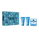 Versace Man Eau Fraiche zestaw woda toaletowa 50ml + żel pod prysznic 50ml + balsam po goleniu 50ml
