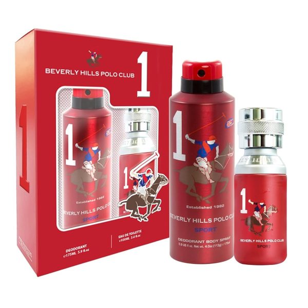 Beverly Hills Polo Club Men Sport One zestaw woda toaletowa 100ml + dezodorant 175ml