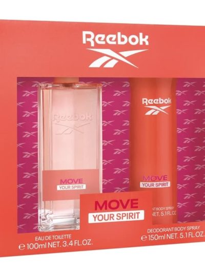 Reebok Move Your Spirit Women zestaw woda toaletowa 100ml + dezodorant 150ml