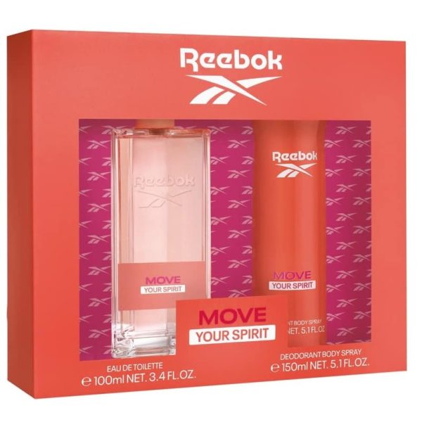 Reebok Move Your Spirit Women zestaw woda toaletowa 100ml + dezodorant 150ml