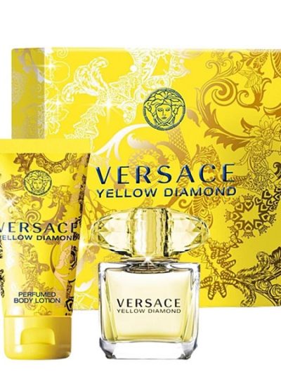 Versace Yellow Diamond zestaw woda toaletowa 90ml + balsam do ciała 100ml