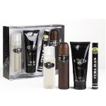 Cuba Original Cuba Black zestaw woda toaletowa 100ml + woda toaletowa 35ml + żel pod prysznic 200ml + woda po goleniu 100ml